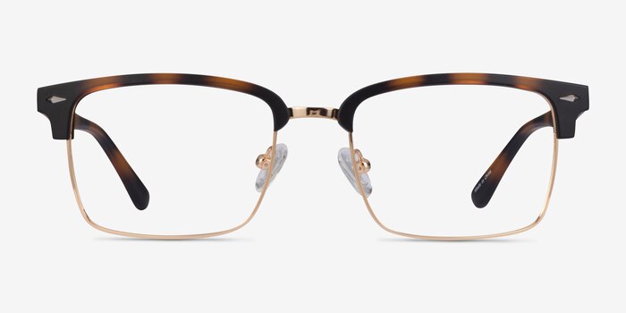 Renaissance Matte Tortoise & Gold Métal Montures de lunettes de vue d'EyeBuyDirect