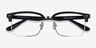Renaissance Black Gold MetalEyeglass Frames from EyeBuyDirect, Closed View