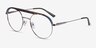 Volition Gunmetal & Tortoise Acetate-metalEyeglass Frames from EyeBuyDirect, Angle View