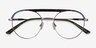 Volition Gunmetal & Tortoise Acetate-metalEyeglass Frames from EyeBuyDirect, Closed View