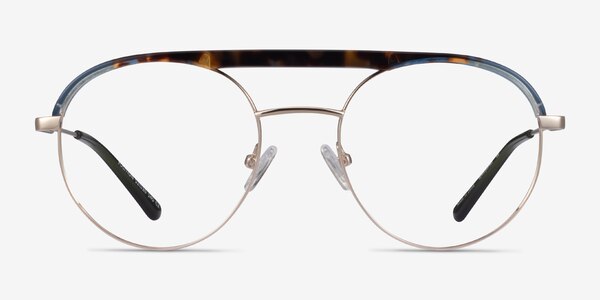 Volition Gold &Tortoise Acetate-metal Montures de lunettes de vue