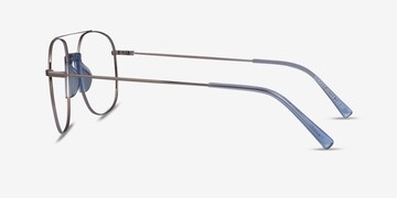Men's Aviator Blue Light Filtering Glasses - Original Use™ Silver