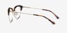 Essential Tortoise & Gold Acetate-metalEyeglass Frames from EyeBuyDirect, Side View