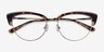 Essential Tortoise & Gold Acetate-metalEyeglass Frames from EyeBuyDirect, Closed View
