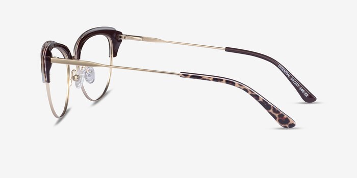 Essential Leopard & Gold Acetate-metal Eyeglass Frames from EyeBuyDirect