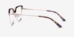 Dona Floral & Rose Gold Acetate, MetalEyeglass Frames from EyeBuyDirect, Side View