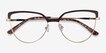 Dona Brown & Gold Acetate, MetalEyeglass Frames from EyeBuyDirect, Closed View
