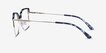 Further Blue Floral & Silver Acetate, MetalEyeglass Frames from EyeBuyDirect, Side View