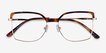Further Tortoise & Gold Acetate, MetalEyeglass Frames from EyeBuyDirect, Closed View