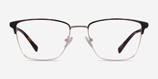 Moore Tortoise Gold AcetateEyeglass Frames from EyeBuyDirect, Front View