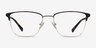 Moore Tortoise Gold AcetateEyeglass Frames from EyeBuyDirect, Front View