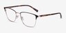 Moore Tortoise Gold AcetateEyeglass Frames from EyeBuyDirect, Angle View