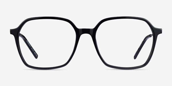 Modernity Black Silver Acetate Eyeglass Frames