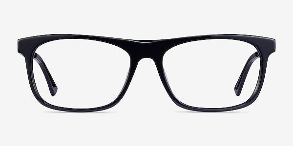 Drop Dark Navy Silver Acetate Eyeglass Frames