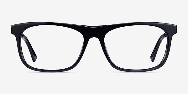 Drop Dark Navy Silver Acetate Eyeglass Frames