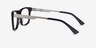 Drop Black AcetateEyeglass Frames from EyeBuyDirect, Side View