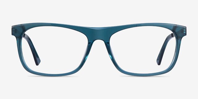 Drop Green  Silver AcetateEyeglass Frames from EyeBuyDirect, Front View