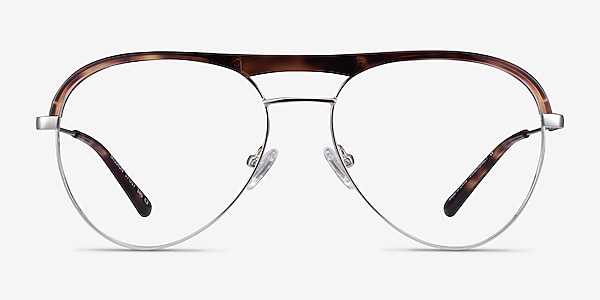 Mission Tortoise & Silver Acetate-metal Eyeglass Frames