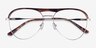 Mission Tortoise & Silver Acetate-metalEyeglass Frames from EyeBuyDirect, Closed View