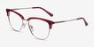 Gala Raspberry & Gold Acetate, MetalEyeglass Frames from EyeBuyDirect, Angle View
