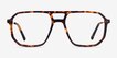 Iconic Tortoise & Silver Acetate, MetalEyeglass Frames from EyeBuyDirect, Front View