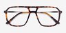 Iconic Tortoise & Silver Acetate-metalEyeglass Frames from EyeBuyDirect, Closed View