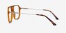Iconic Mellow Yellow & Silver Acetate-metalEyeglass Frames from EyeBuyDirect, Side View