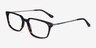 Fusion Tortoise Silver AcetateEyeglass Frames from EyeBuyDirect, Angle View