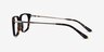 Fusion Tortoise Silver AcetateEyeglass Frames from EyeBuyDirect, Side View