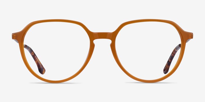 World Orange Acetate Eyeglass Frames from EyeBuyDirect