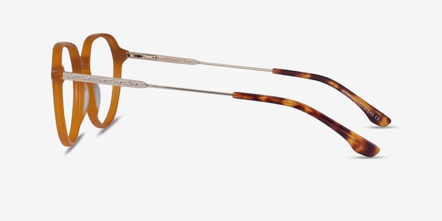 World Orange AcetateEyeglass Frames from EyeBuyDirect, Side View