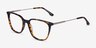 Souvenir Tortoise AcetateEyeglass Frames from EyeBuyDirect, Angle View