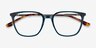 Souvenir Teal AcetateEyeglass Frames from EyeBuyDirect, Closed View
