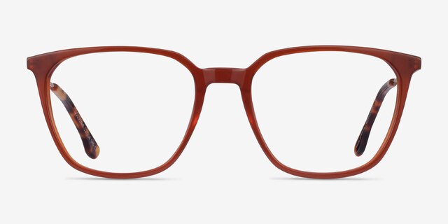 Souvenir Orange AcetateEyeglass Frames from EyeBuyDirect, Front View