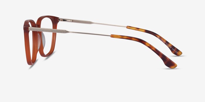 Souvenir Terracotta Orange Light Gold Acetate Eyeglass Frames from EyeBuyDirect