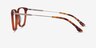 Souvenir Orange AcetateEyeglass Frames from EyeBuyDirect, Side View