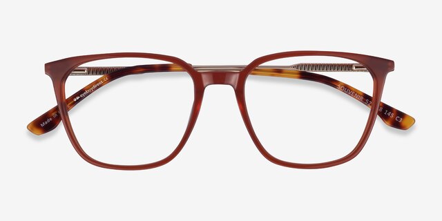 Souvenir Orange AcetateEyeglass Frames from EyeBuyDirect, Closed View