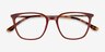 Souvenir Orange AcetateEyeglass Frames from EyeBuyDirect, Closed View