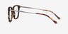 Confident Tortoise Silver AcetateEyeglass Frames from EyeBuyDirect, Side View