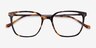 Confident Tortoise Silver AcetateEyeglass Frames from EyeBuyDirect, Closed View