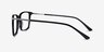 Button Black AcetateEyeglass Frames from EyeBuyDirect, Side View