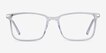 Button Clear AcetateEyeglass Frames from EyeBuyDirect, Front View