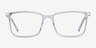 Button Clear AcetateEyeglass Frames from EyeBuyDirect, Front View