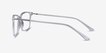 Button Clear AcetateEyeglass Frames from EyeBuyDirect, Side View