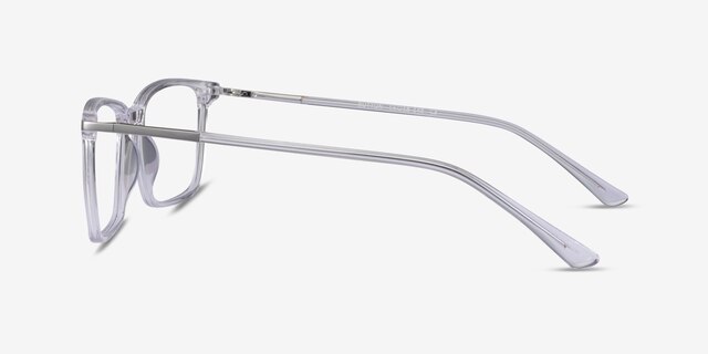 Button Clear AcetateEyeglass Frames from EyeBuyDirect, Side View