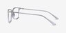 Button Clear AcetateEyeglass Frames from EyeBuyDirect, Side View