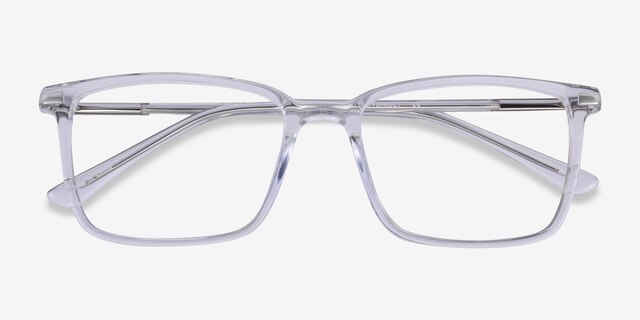 Button Clear AcetateEyeglass Frames from EyeBuyDirect, Closed View