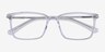 Button Clear AcetateEyeglass Frames from EyeBuyDirect, Closed View