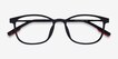 Idea Matte Black MetalEyeglass Frames from EyeBuyDirect, Closed View