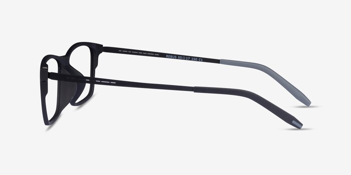 Rebus Matte Black Plastic Eyeglass Frames from EyeBuyDirect